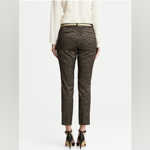 Banana Republic Leopard Mid-rise Skinny Ankle Jeans - Picture 3 of 8